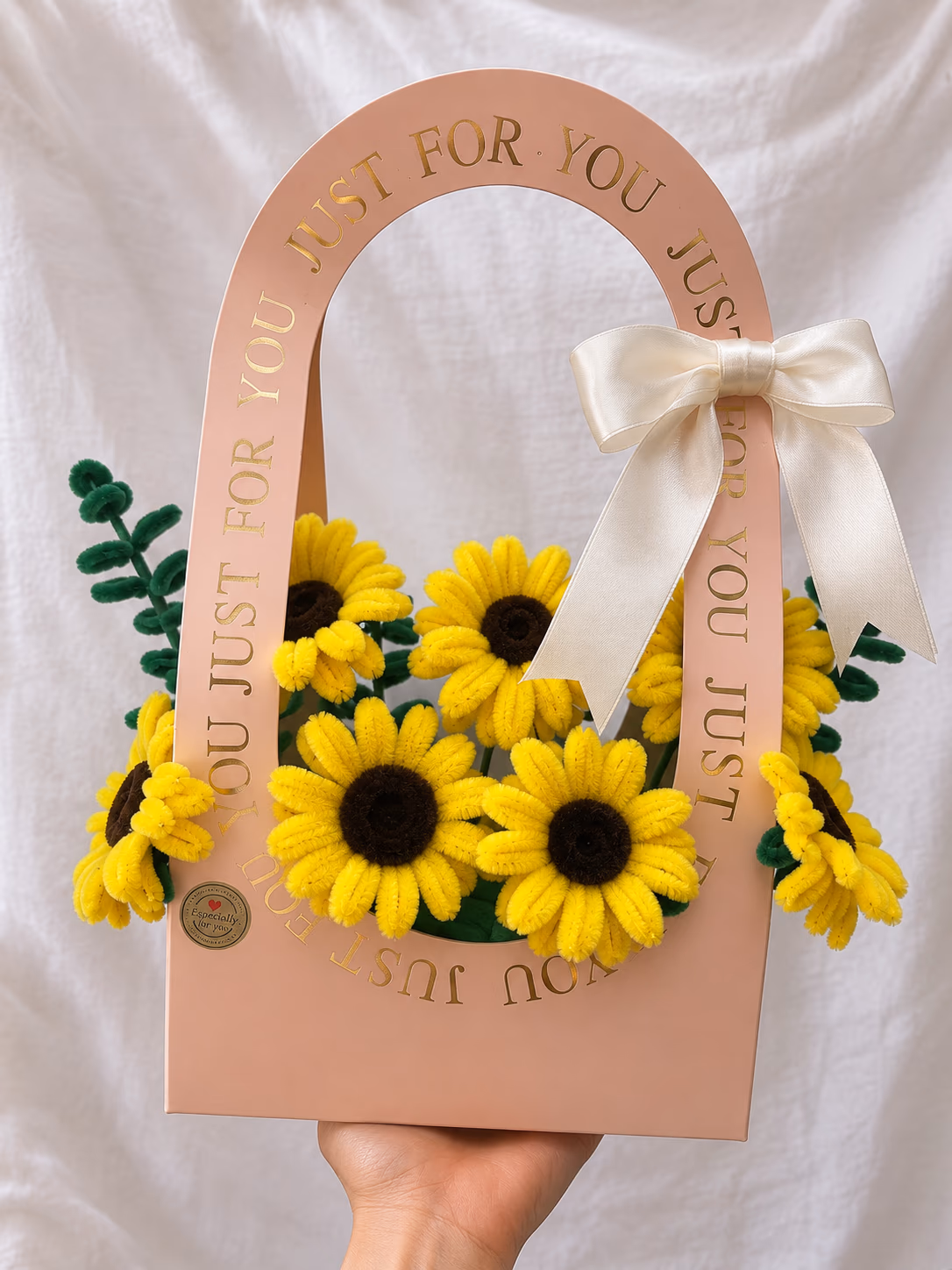 Cuadro floral con girasoles amarillos para regalo personalizado en Lima