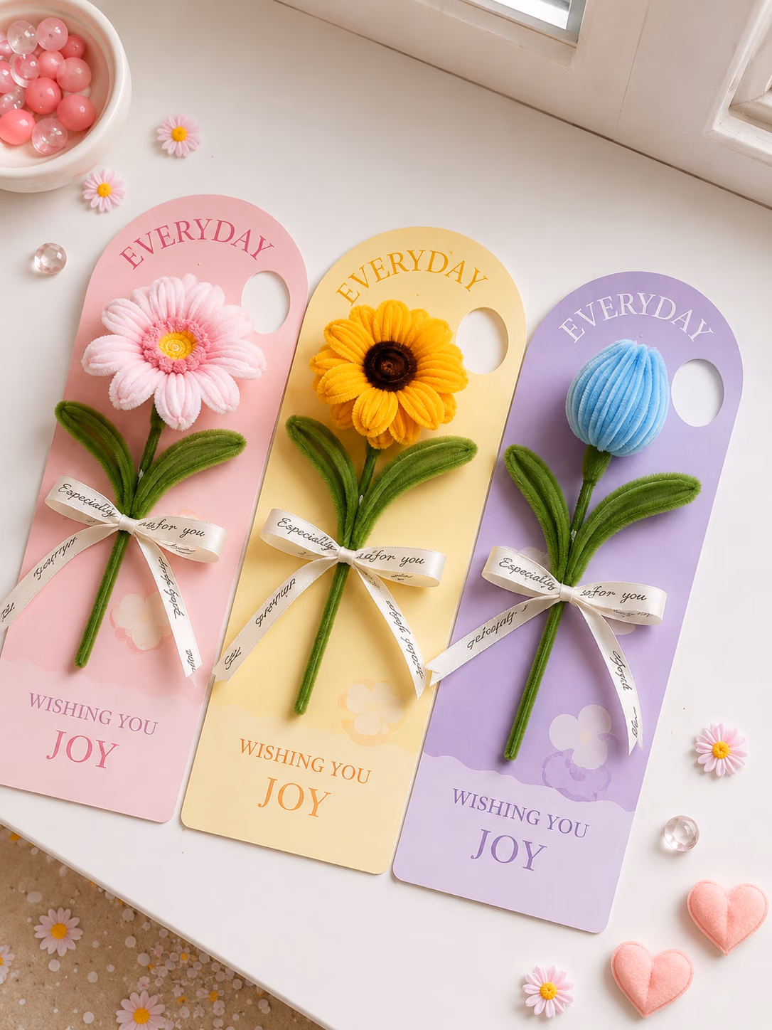 Flores eternas individuales de colores para detalle personalizado en Lima