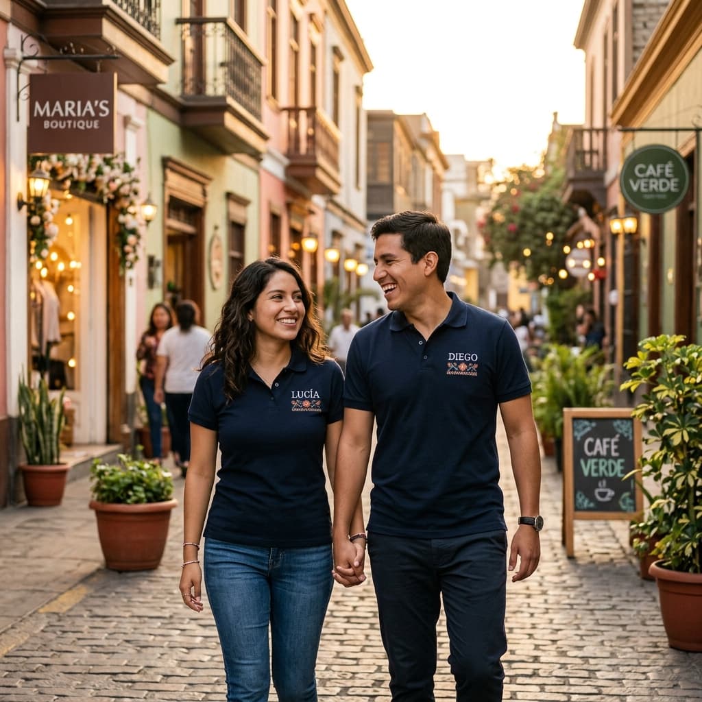 Polos de pareja personalizados Lima