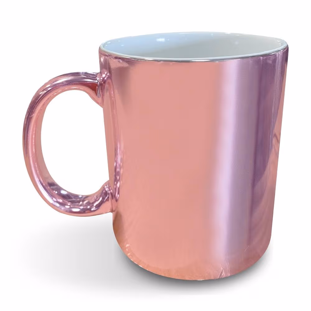 Taza Brillante Rosada - Taza Personalizada