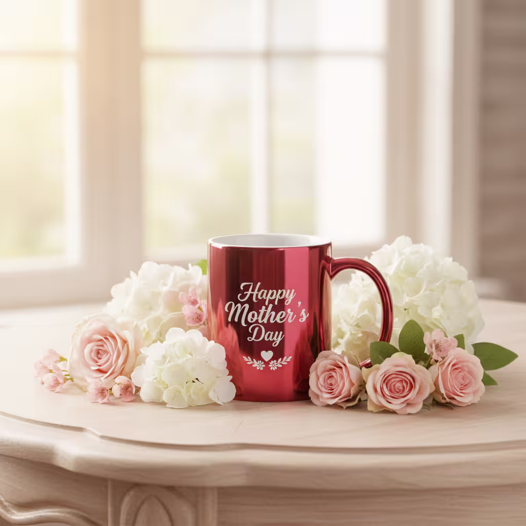 Modelo Taza Roja - Taza Personalizada